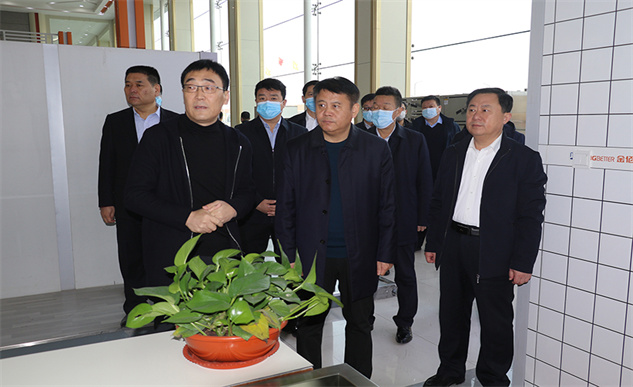 心系企业,共谋发展---县委书记高志国一行到公司调研公司发展现状